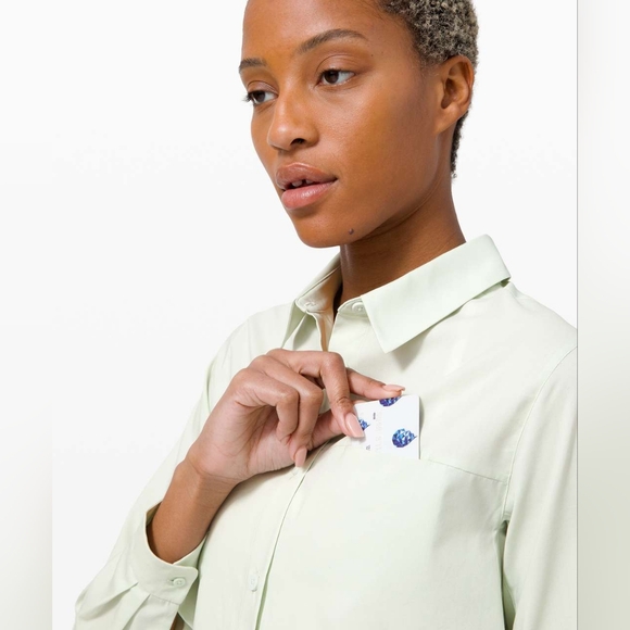 Lululemon Full Day Ahead Shirt in Springtime - Picture 3 of 16